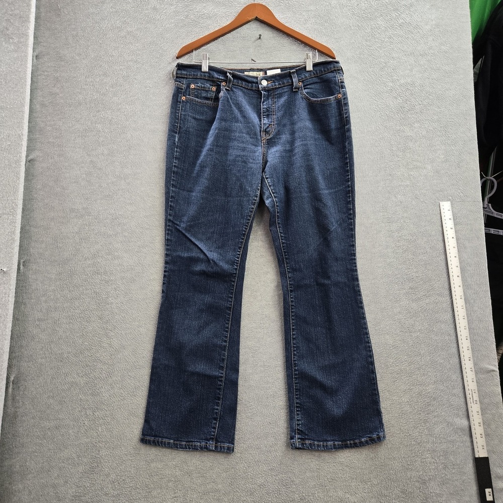 Levi's Women Jeans 14 S Blue Denim Bootcut 28" Inseam Y2K